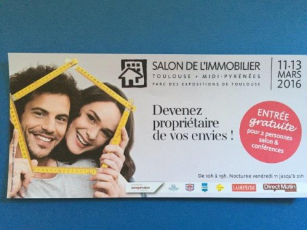 Salon de l'immobilier Toulouse mars 2016